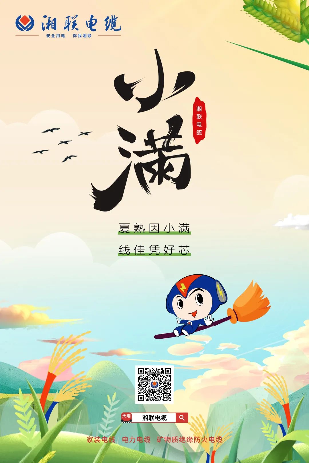 小滿節(jié)氣今日至，用電安全需重視！#安全用電你我湘聯(lián)